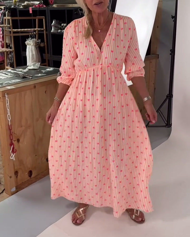 Elegante Jurk met V-hals