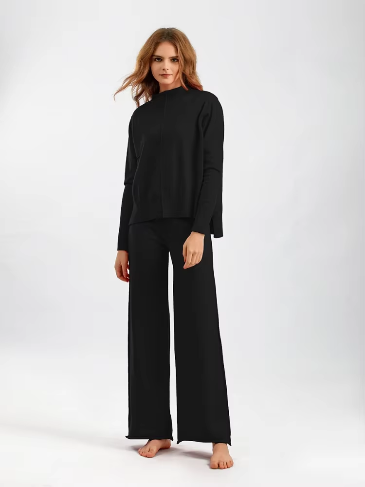 Roma™ - Gebreide dikke warme oversized sweaterbroekset