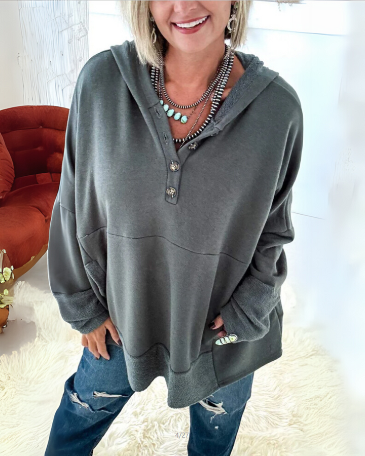 Moderne Loose Fit gebreide trui