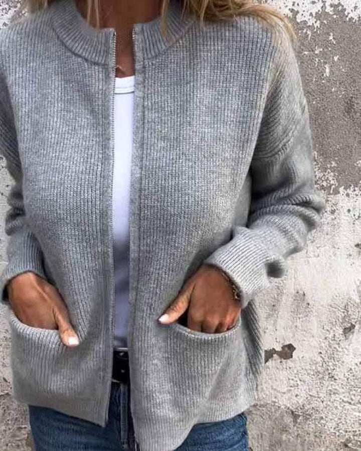 Lichtgewicht Casual Opengebreid Vest