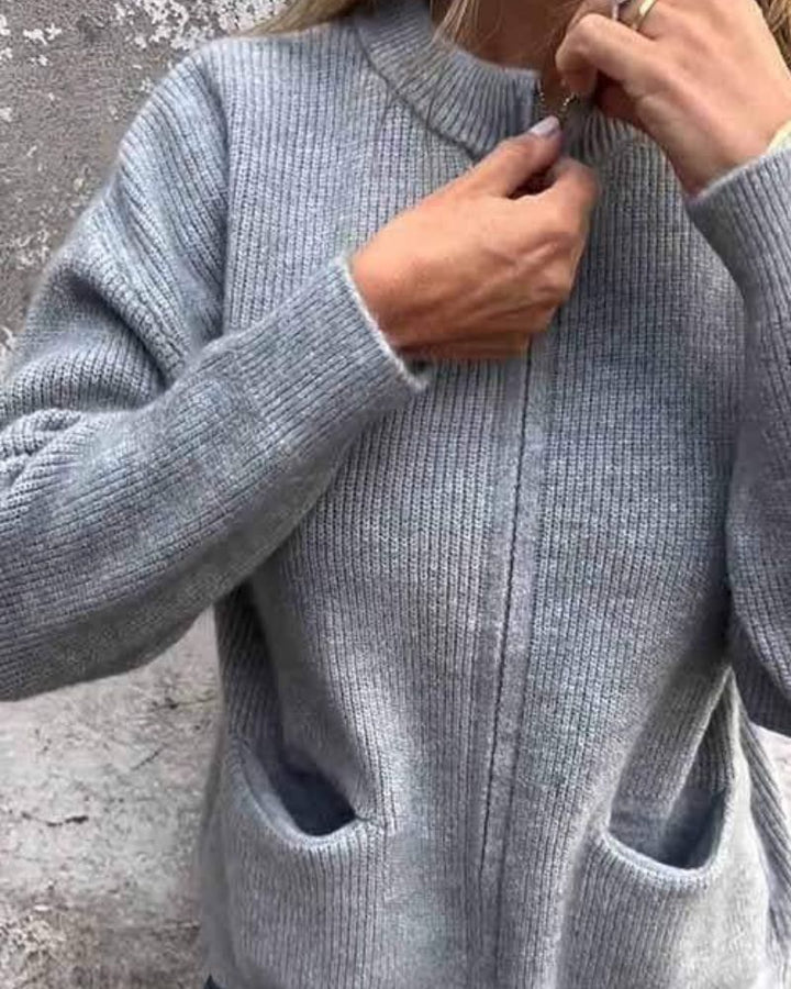Lichtgewicht Casual Opengebreid Vest
