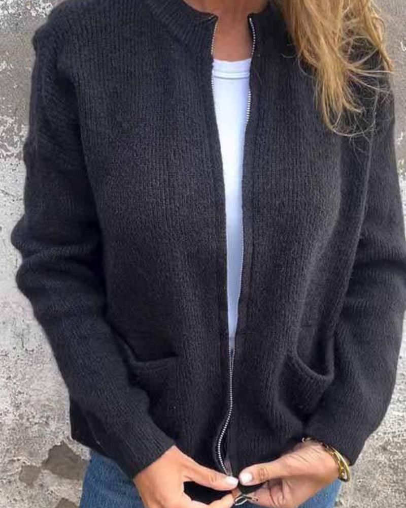Lichtgewicht Casual Opengebreid Vest