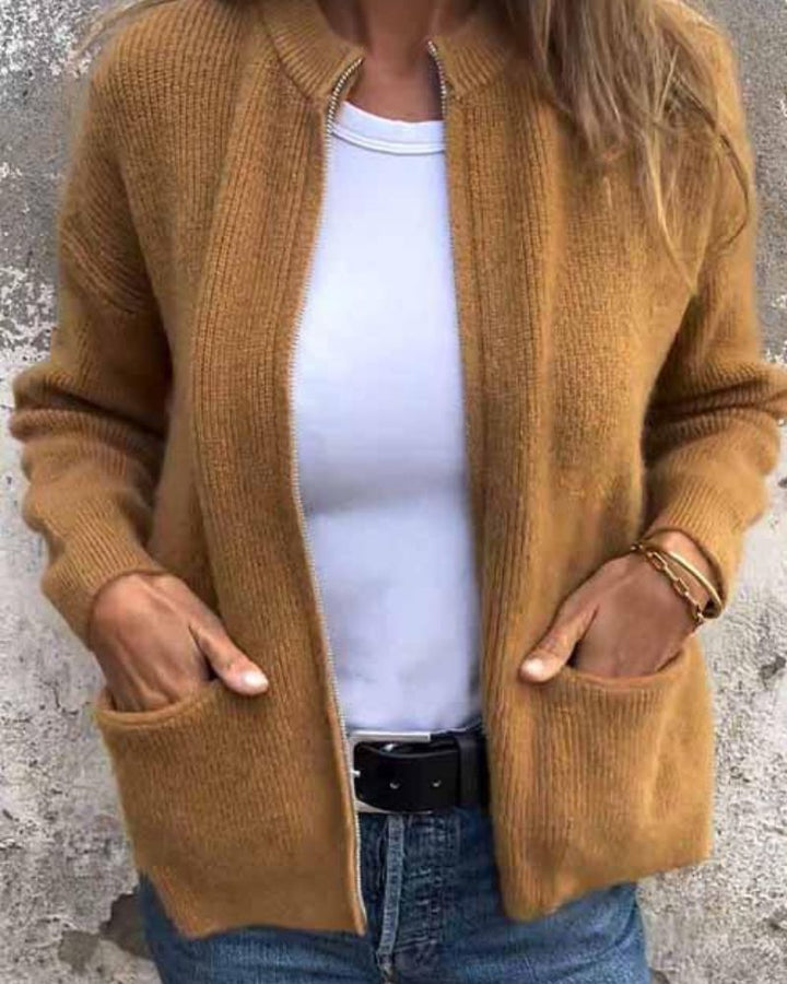 Lichtgewicht Casual Opengebreid Vest