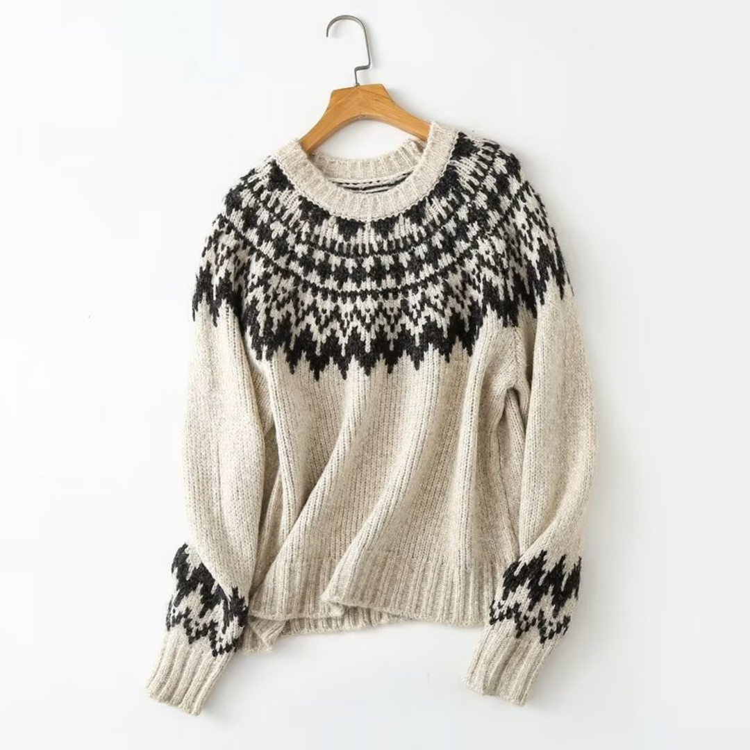 Warme Heavy Knit wollen trui