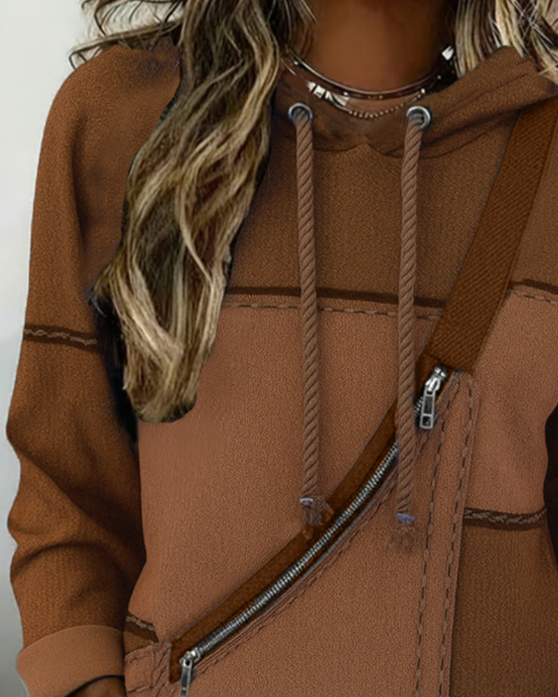 Stijlvolle Color-Blocked Hoodie