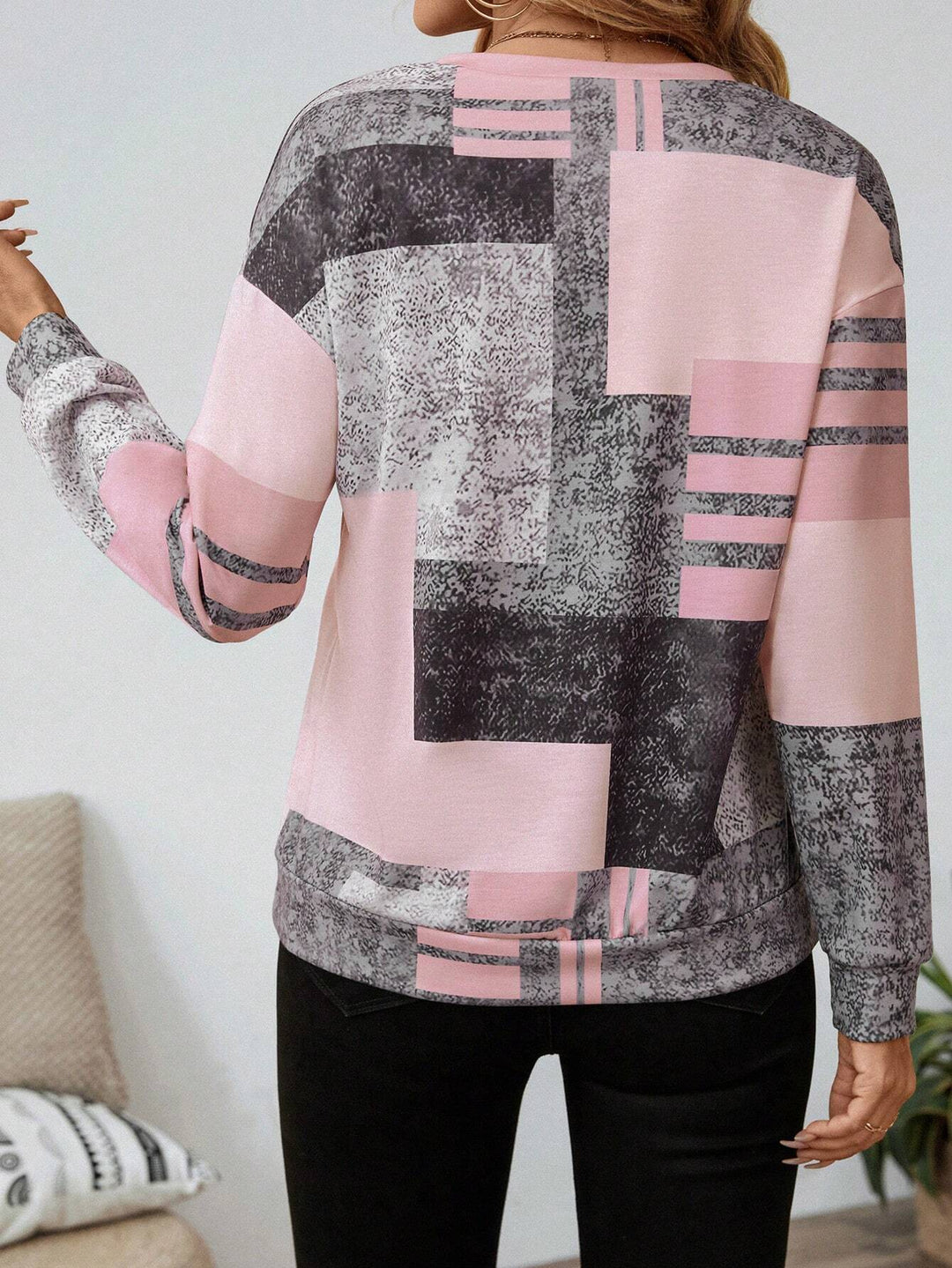 Chique Vintage Pullover met lange mouwen