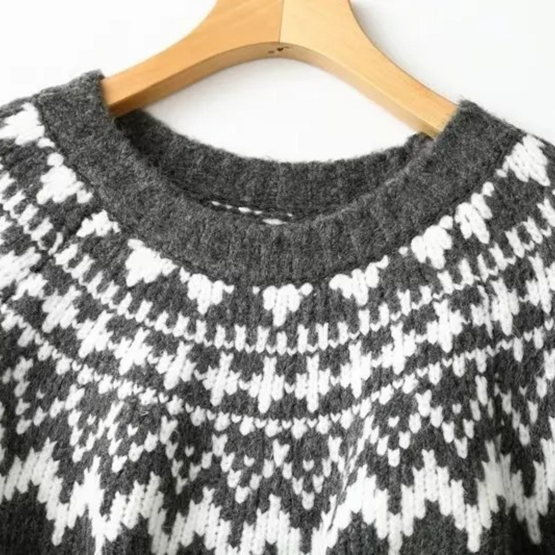Warme Heavy Knit wollen trui