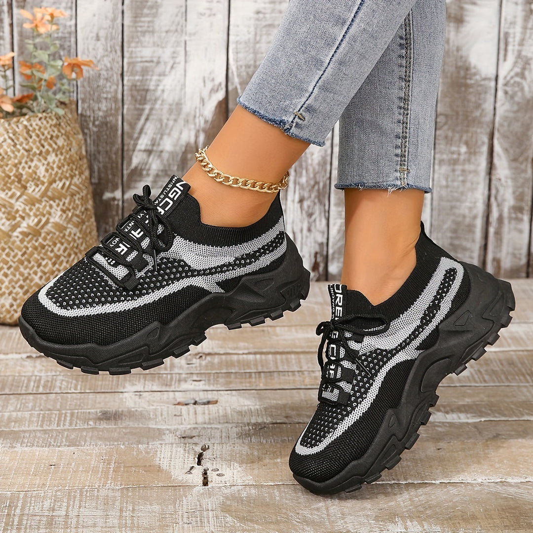 Amanda Stijlvolle Mesh Sneakers met Flexibele Pasvorm