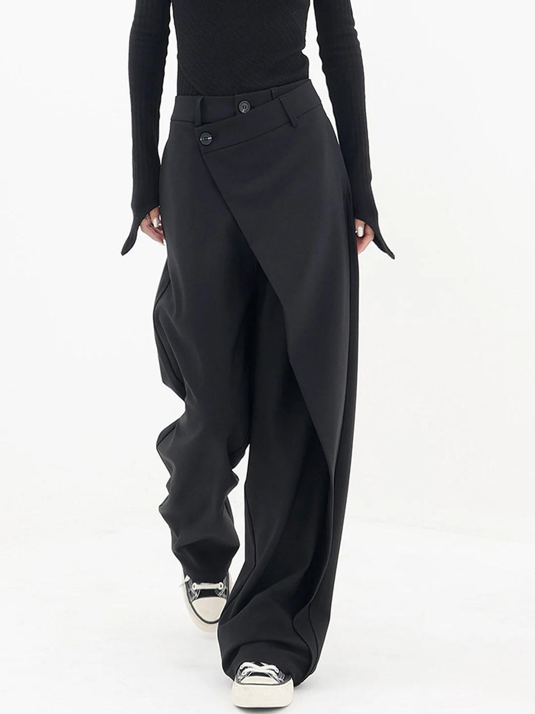 Modieuze asymmetrische broek