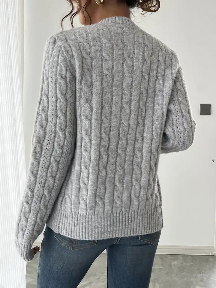 Gebreide Cable Cardigan voor dames