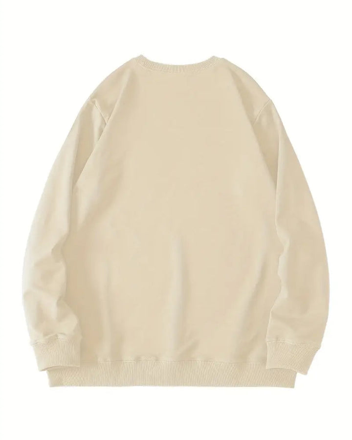 Kleurrijke hartvormige pullover sweatshirt