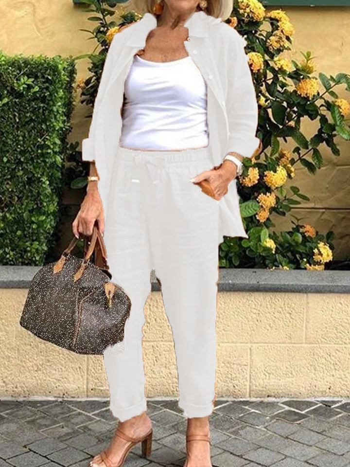 Zuiver elegante tweedelige set