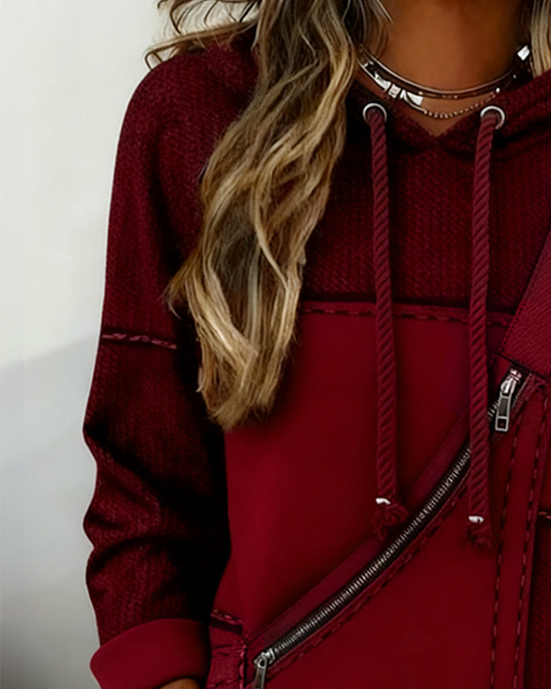 Stijlvolle Color-Blocked Hoodie