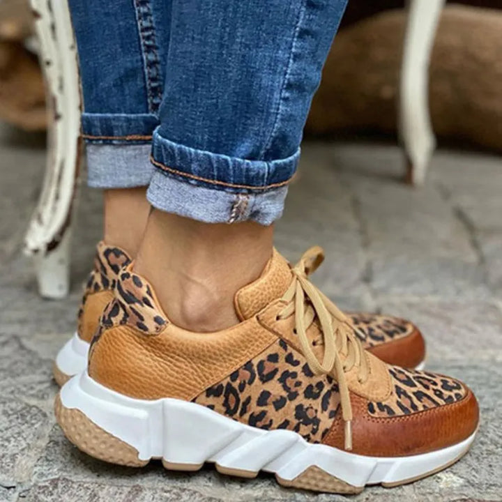 Comfortabele Leopard Sneakers