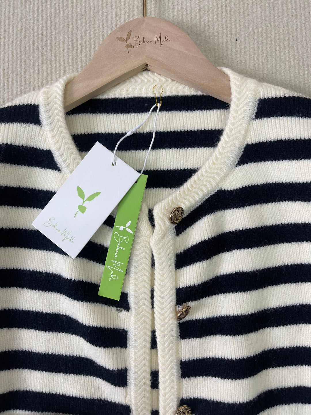 Tijdloos Gestreepte Cardigan