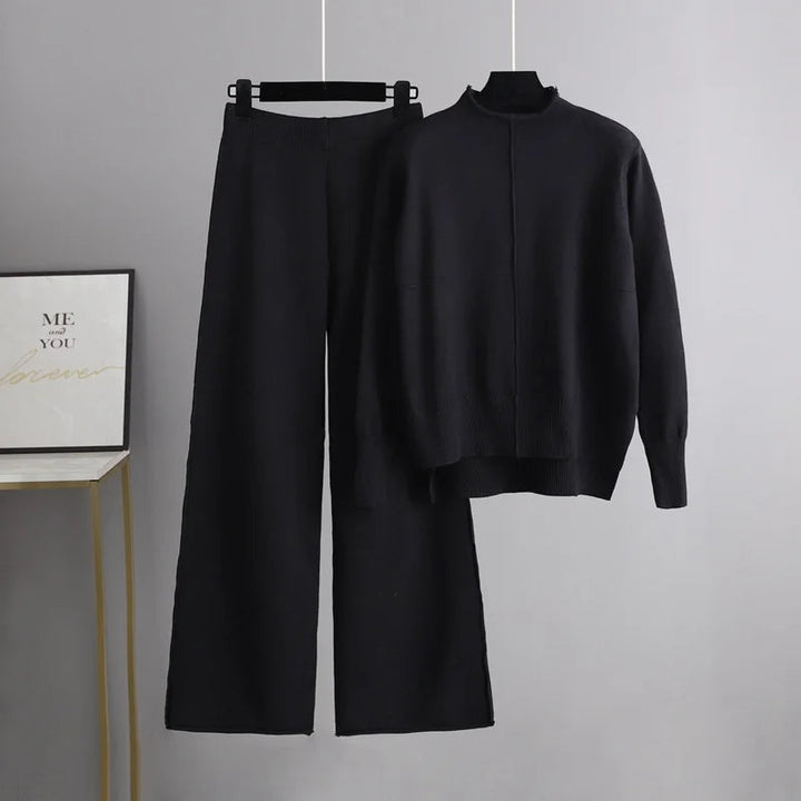 Roma™ - Gebreide dikke warme oversized sweaterbroekset