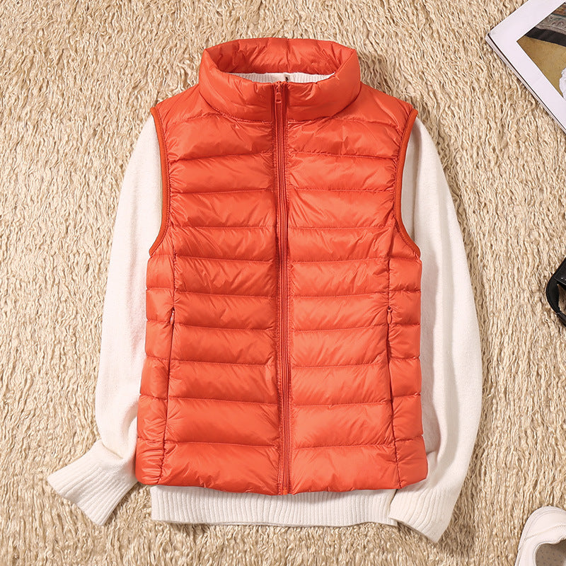 Waterdichte vest met White Duck Down