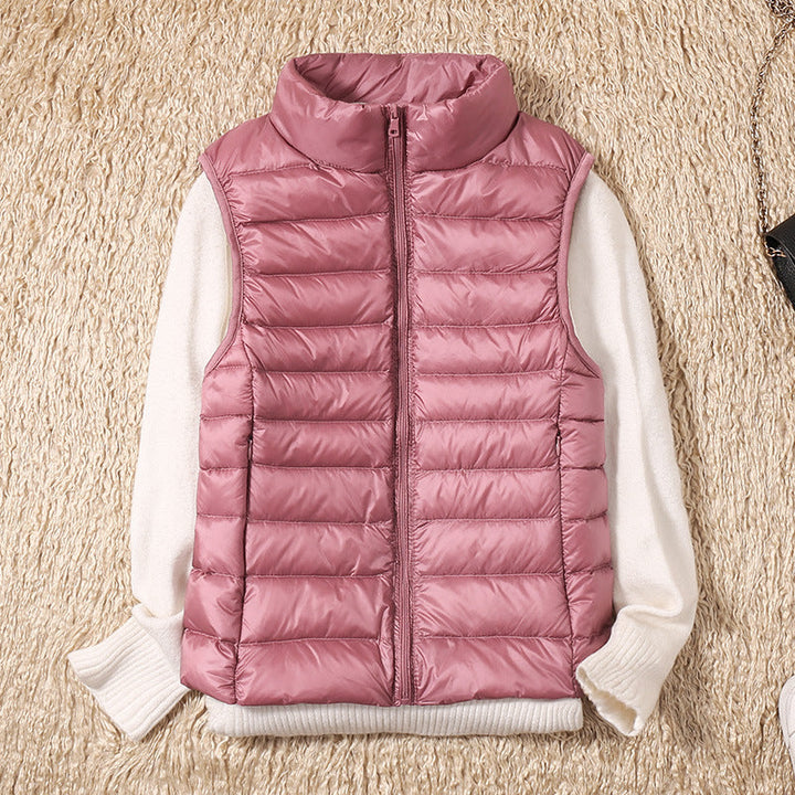 Waterdichte vest met White Duck Down