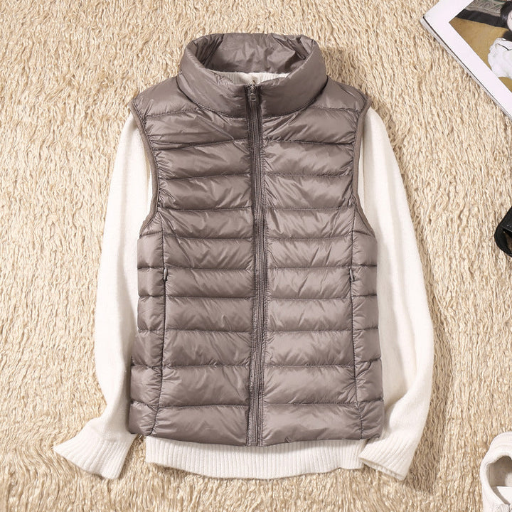 Waterdichte vest met White Duck Down