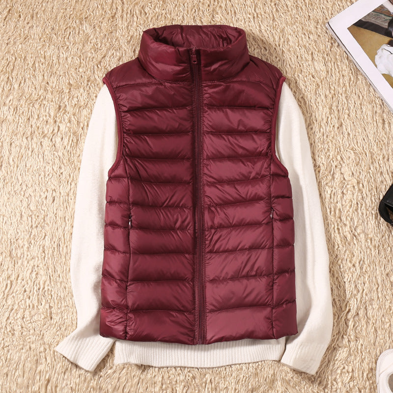 Waterdichte vest met White Duck Down