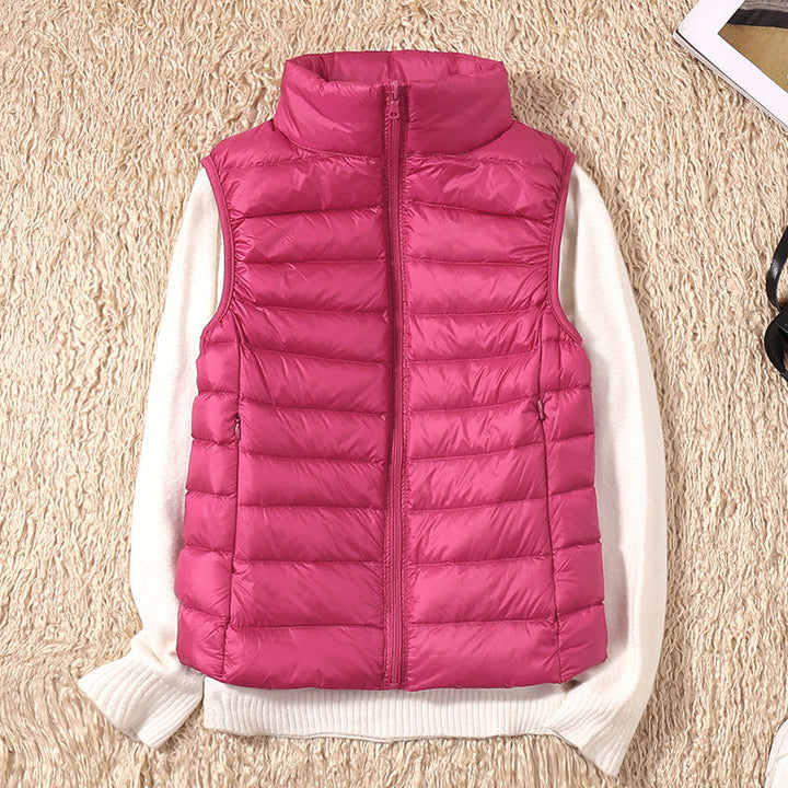 Waterdichte vest met White Duck Down