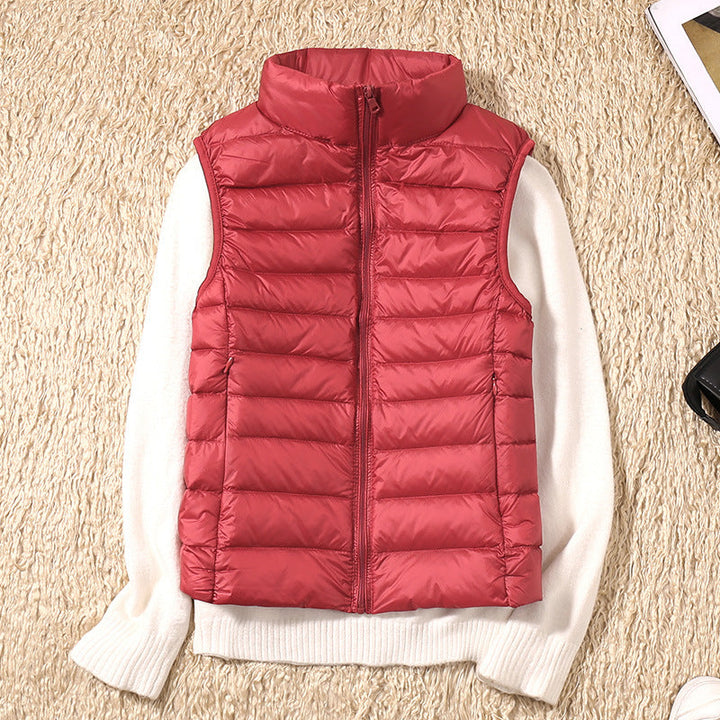Waterdichte vest met White Duck Down