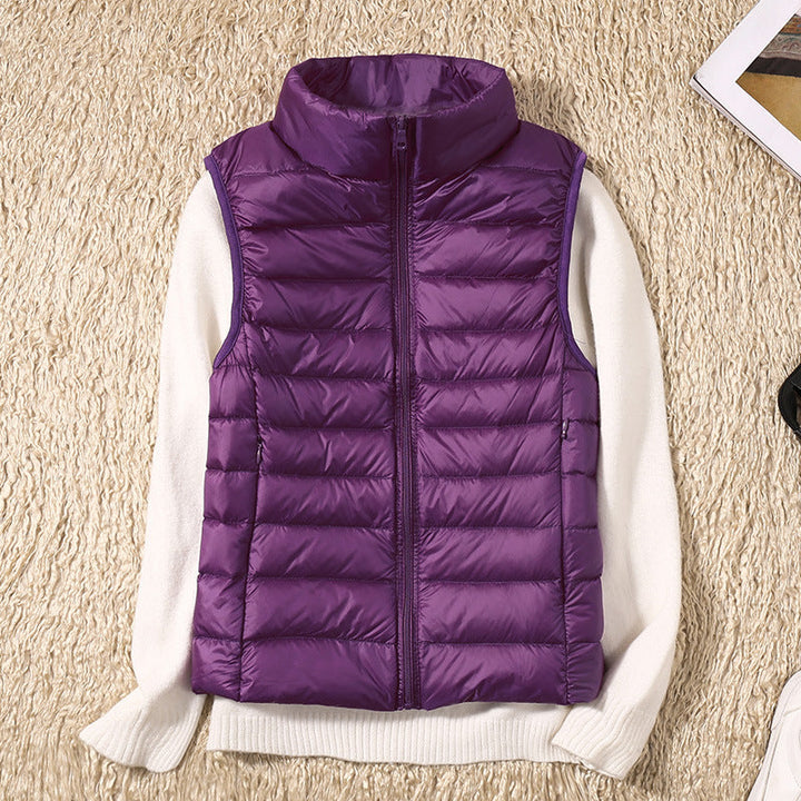 Waterdichte vest met White Duck Down