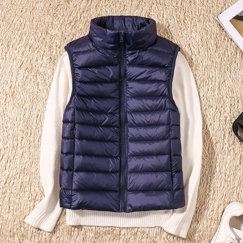 Waterdichte vest met White Duck Down