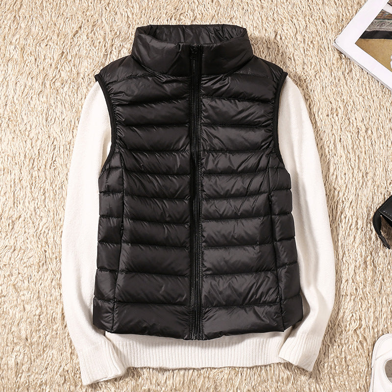 Waterdichte vest met White Duck Down