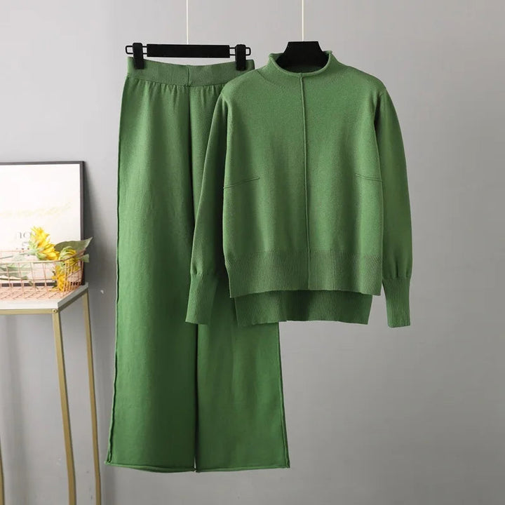 Roma™ - Gebreide dikke warme oversized sweaterbroekset