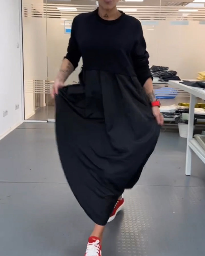 Maxi Effen Casual Jurk