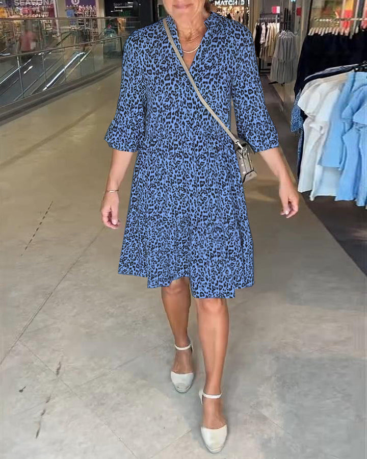 Moderne Casual Jurk met Opvallende Print