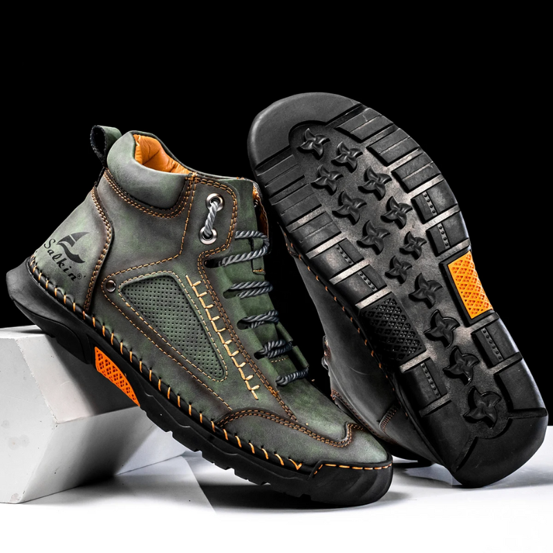 Casual Leren High Top Schoenen