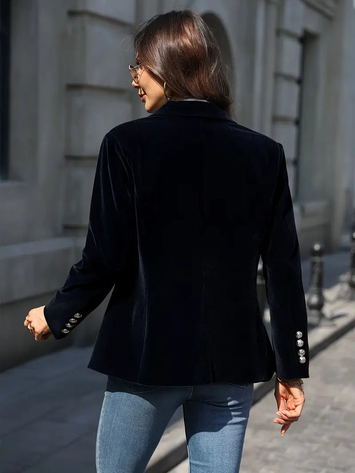 Elegante Velvet Blazer Jacket voor dames