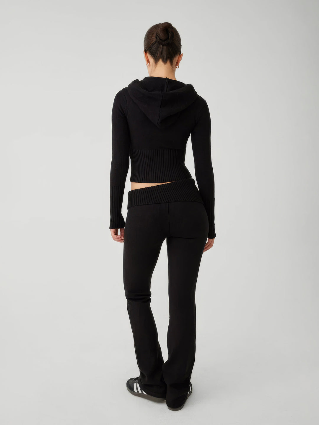 Luxe gebreide winter bijpassende set
