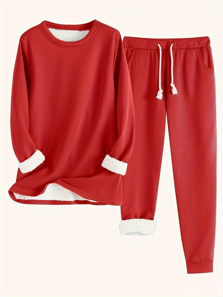Ontspannen comfortabele tweedelige loungewear