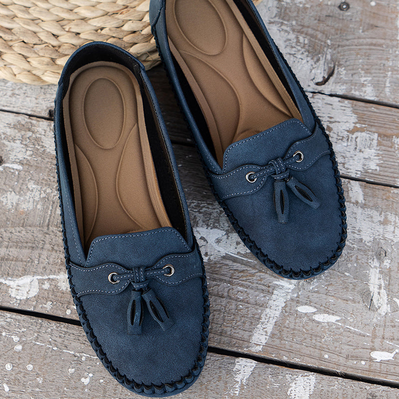 Pluche zachte mocassins voor ontspannen dragen