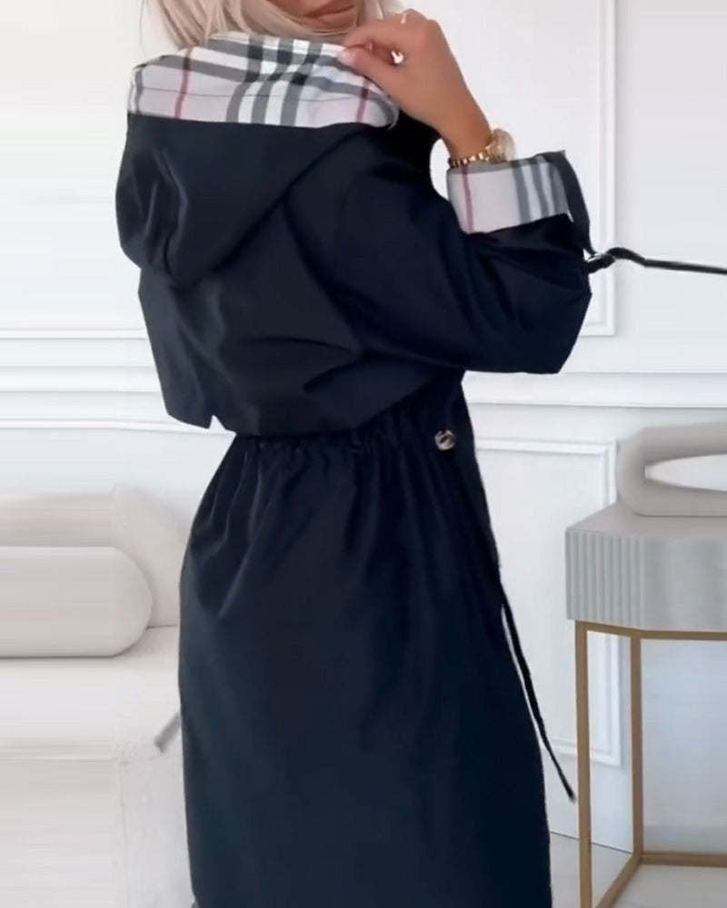 Hooded Jacket Trenchcoat