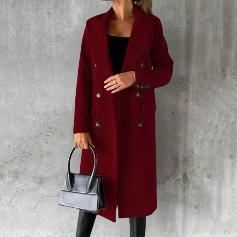 Tijdloze Longline Overcoat Jas