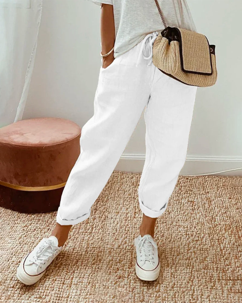 Classic Style Pants – kreukvrije basis voor minimalistische werk- en reiskleding