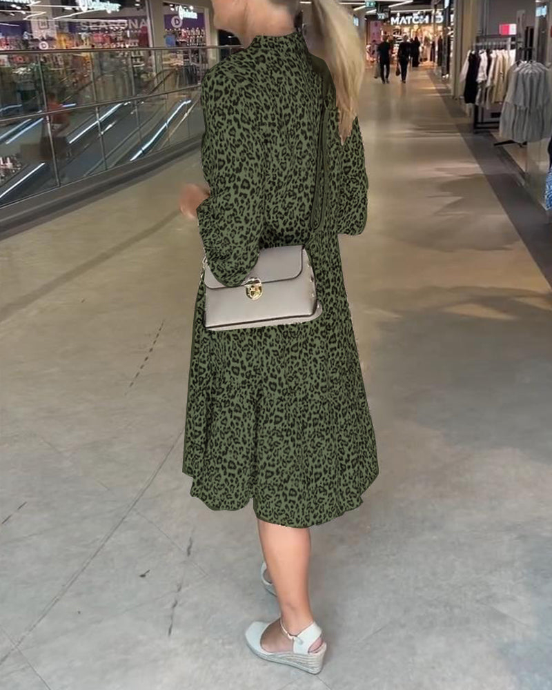 Moderne Casual Jurk met Opvallende Print