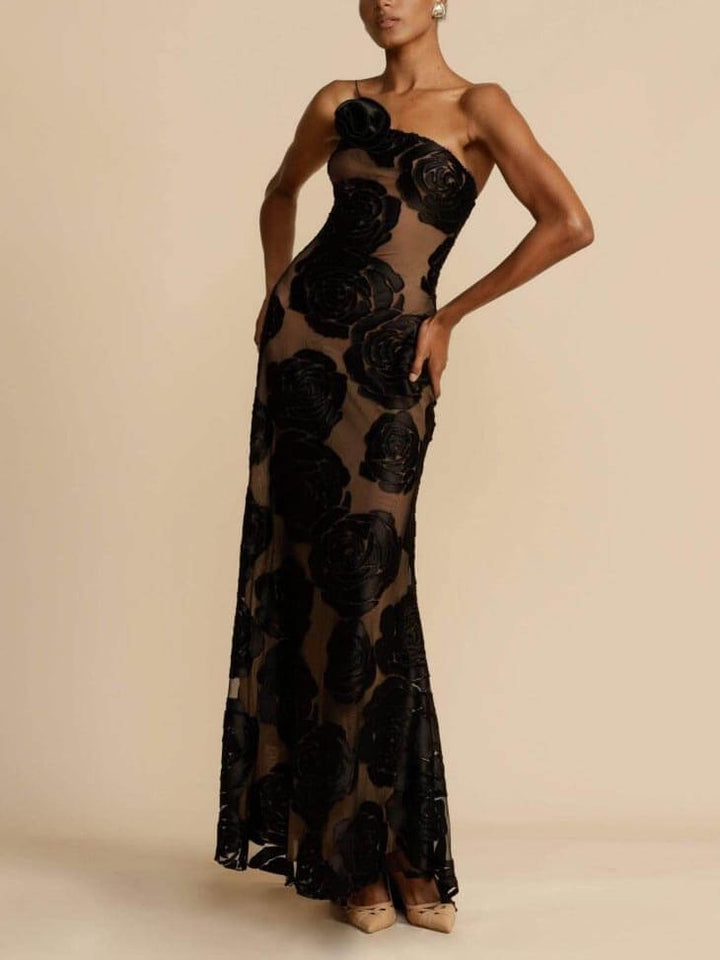 Maxi-jurk met bloemenprint