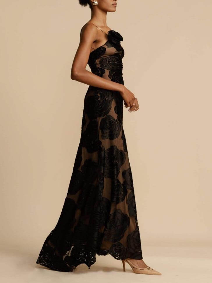 Maxi-jurk met bloemenprint