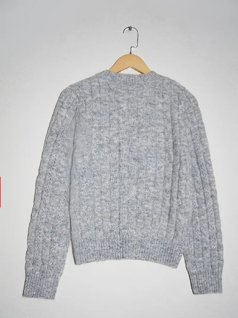 Gebreide Cable Cardigan voor dames