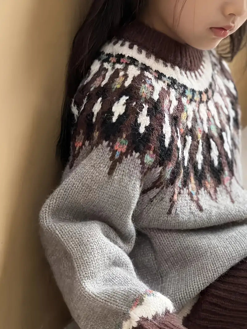 Fleece Lined Jumper voor kinderen met een cozy gevoel