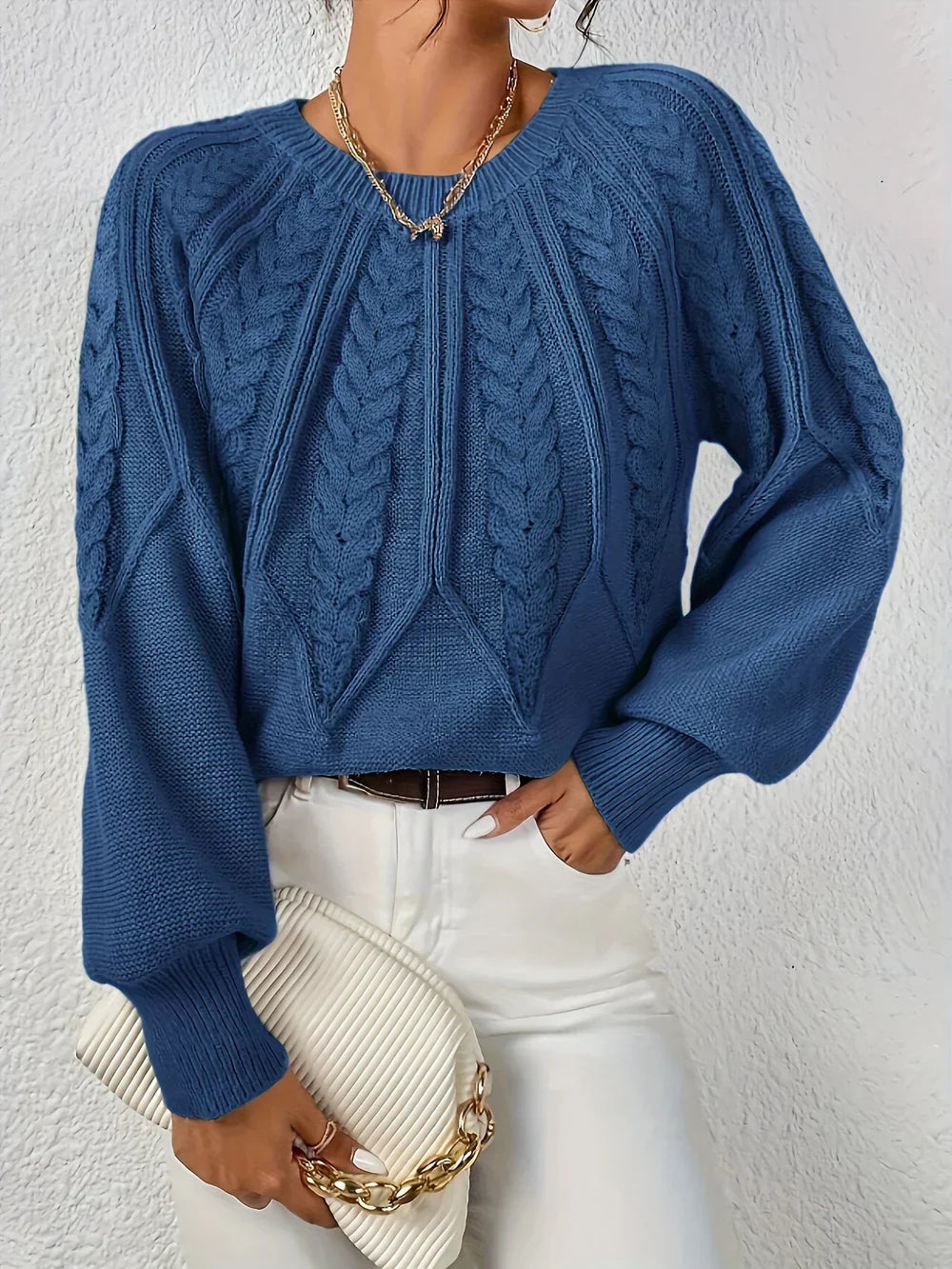 Maeve Cozy Knit Flare trui