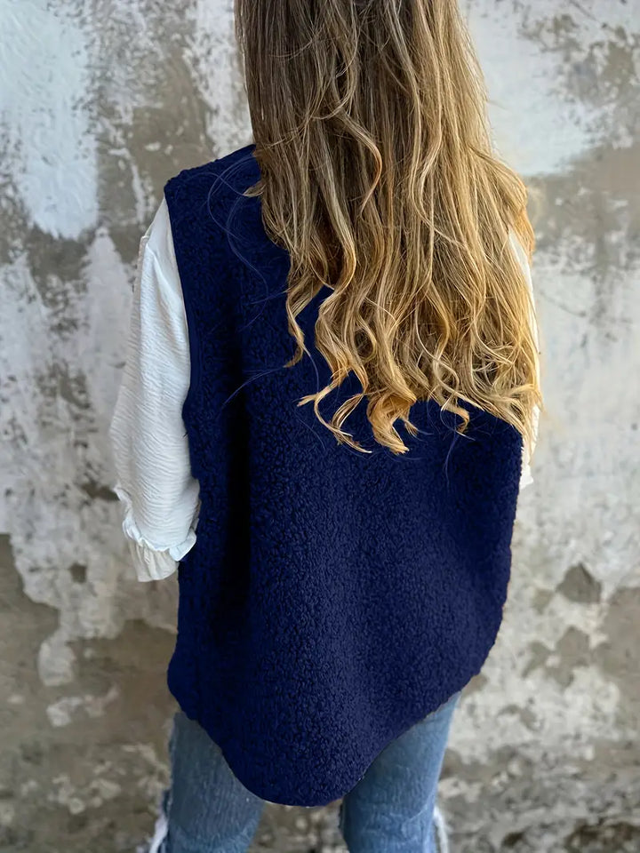 Casual Mouwloze Vest Jacket voor Dames