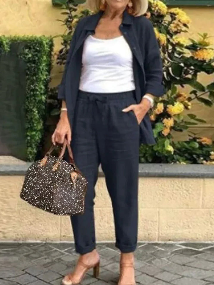 Zuiver elegante tweedelige set