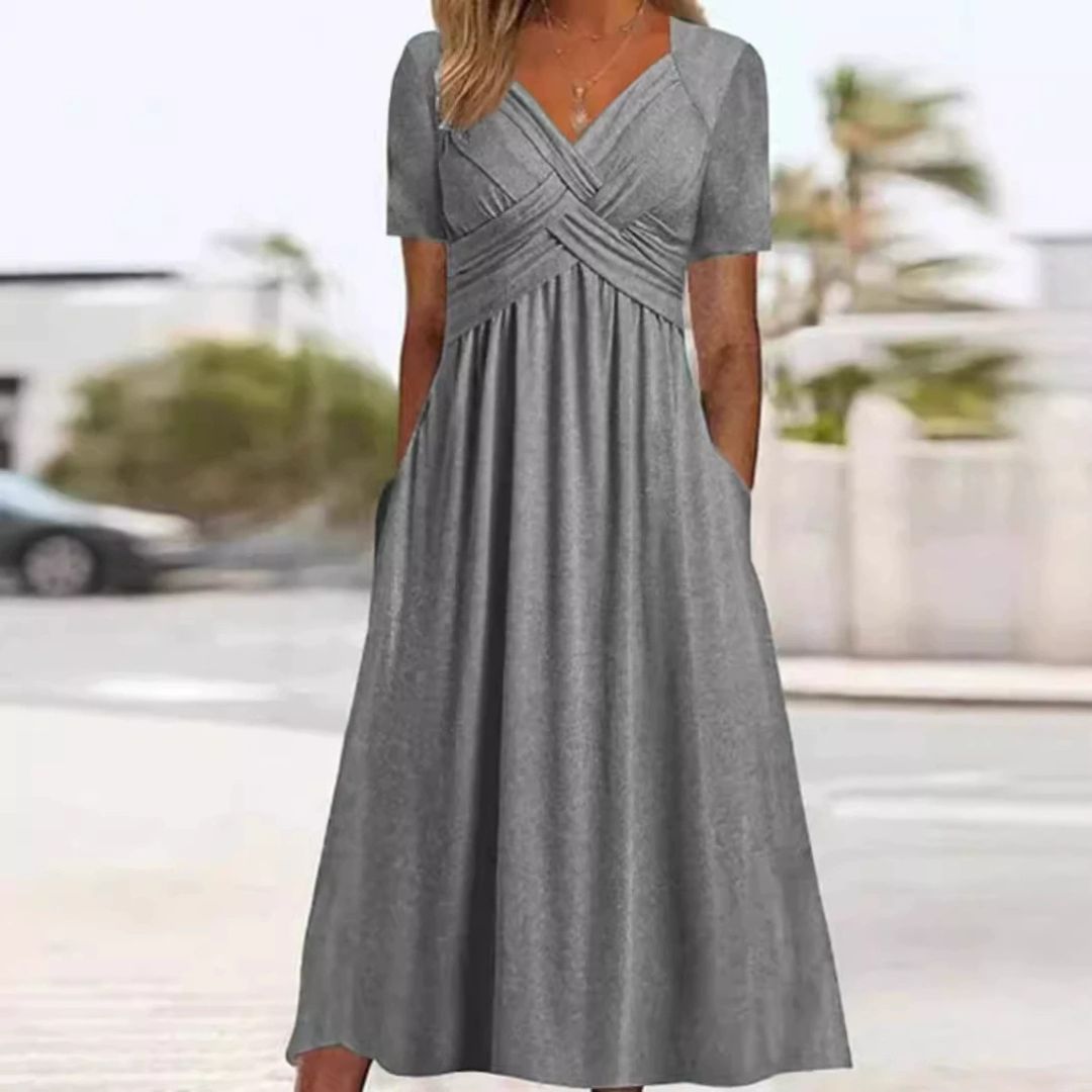 Gracieuze Jurk met Flatterend Silhouet