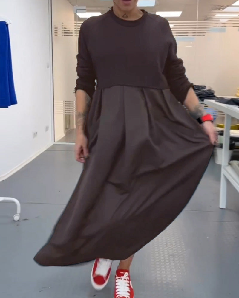 Maxi Effen Casual Jurk